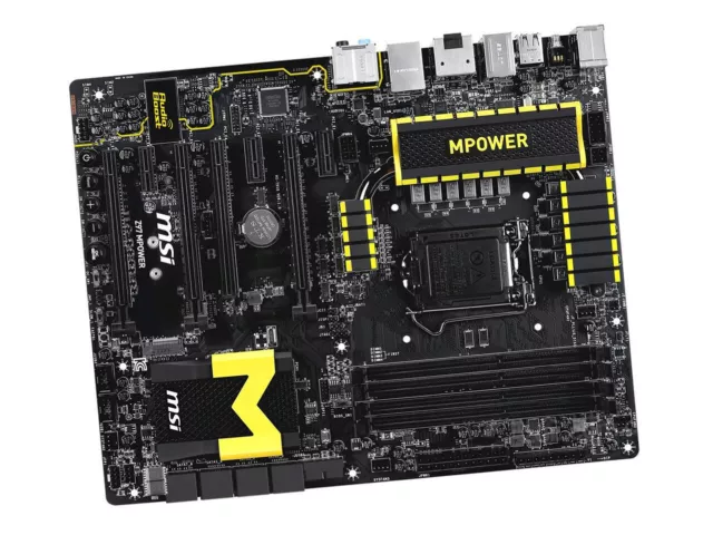 MSI Z97 MPOWER LGA 1150/Socket H3 Intel Z97 Motherboard ATX