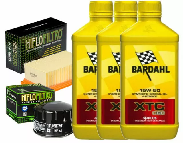 Kit Tagliando Bmw F 800 Gs 07/12  Bardahl Xtc 15W50 Filtro Olio Filtro Aria