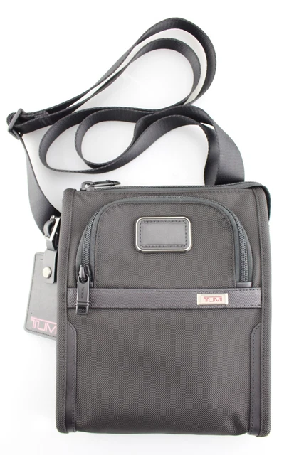 TUMI 'Alpha 3' Black Nylon Pocket Bag - 2203110D3