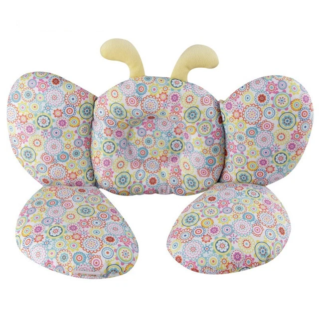 Baby Travel Pillow-CarryOn Travel Neck Pillow for Car Seat Pushchair-kakiblin