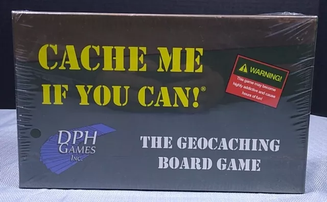 Cache Me If You Can Geocaching Board Game DPH Games Inc. New Sealed