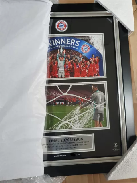 Orig. Tornetz Finale 2020 Lissabon FC Bayern Triple Sextuple limitiert Cl Paris