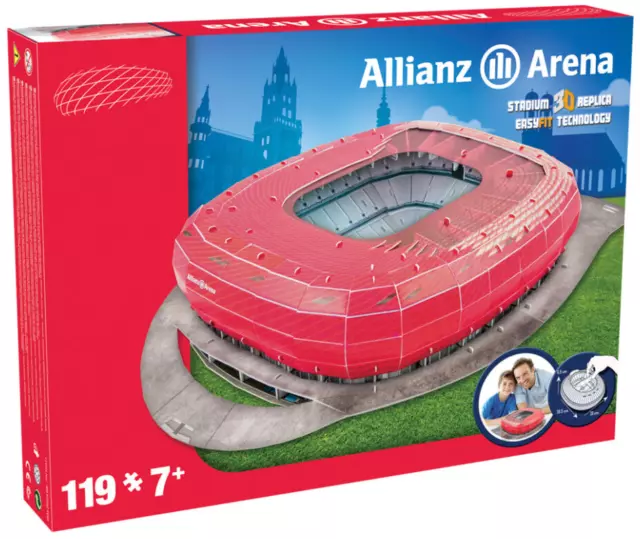 Stadium 3D Replica Allianz Arena 3D Puzzle Nanostad