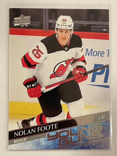 2020-21 Upper Deck Nolan Foote Young Guns Rookie RC #729 Extended Series Hockey