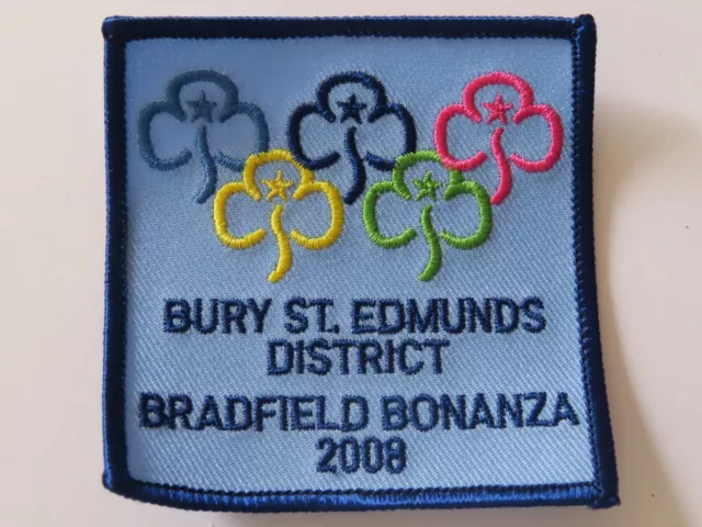 Bradfield Bonanza Event Badge 2008 Bury St. Edmunds District Girl Guides