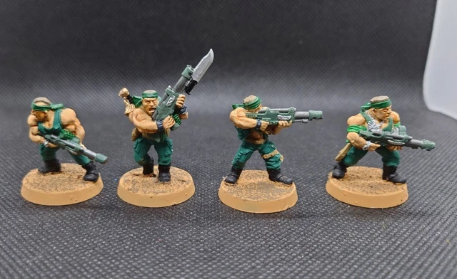 Warhammer 40k Imperial Guard Catachan Dschungelkämpfer Metalltruppen