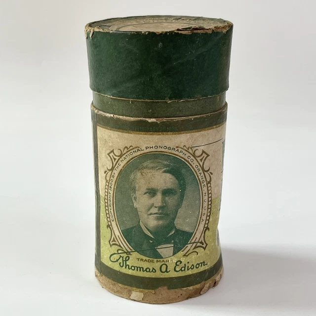 Edison Amber Records Cylinder Tube Empty Box