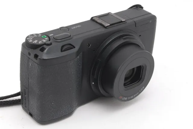 [Exc+5] Ricoh GR 16.2 MP Compact Digital Camera APS-C 18.3mm f2.8 Black JAPAN 3