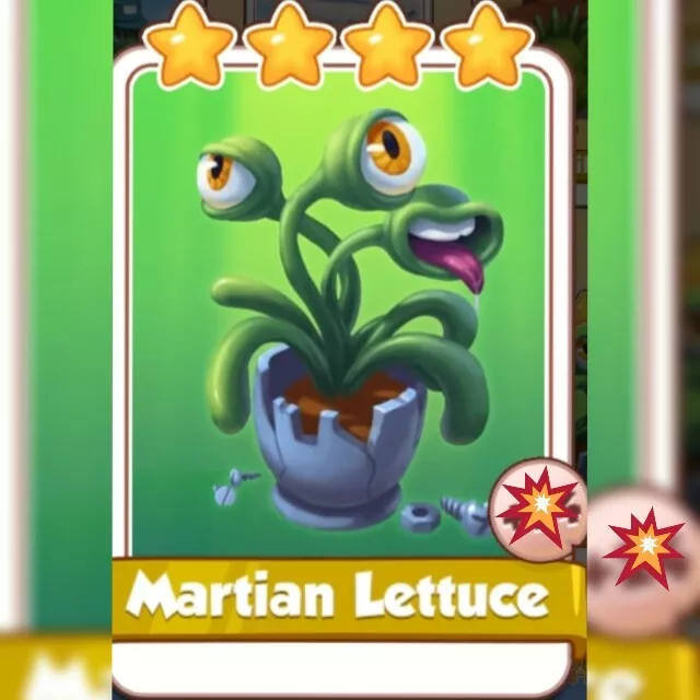 Martian lettuce *** Coin Master game card.Get card immediately.