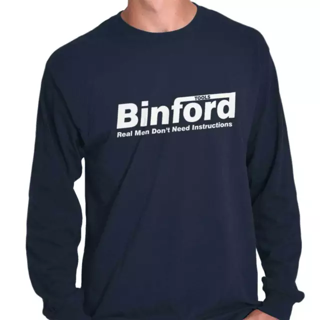 Binford Toolman Tim Allen 90s TV Show Gift Long Sleeve Tshirt Tee for Adults