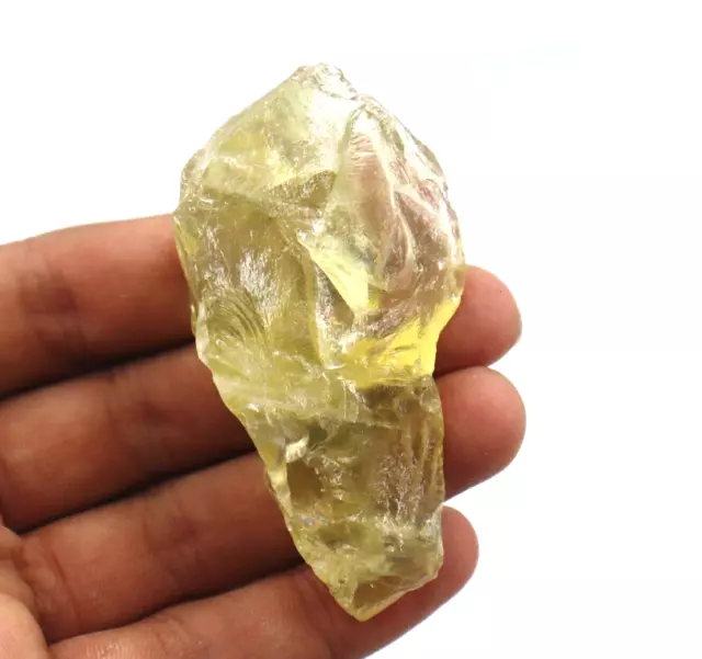 209.80 CT' s Natural Brazilian Lemon Quartz Loose Uncut Gemstone Rough Gemstone