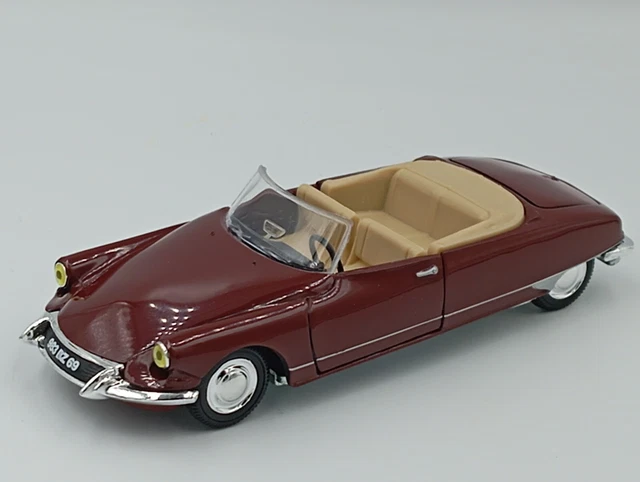 Modèle Réduit CITROËN DS 19 Cabriolet 1963 à L'échelle 1/43 Par NOREV - Neuf En Boîte D'origine - Rouge
