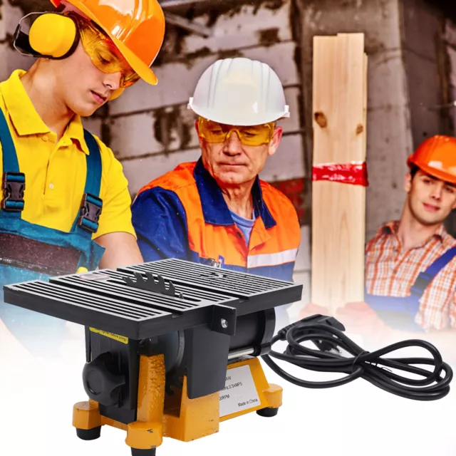 Mini Electric Table Saw Bench Wood Glass Stone Sawing Cutting Machine Cutter