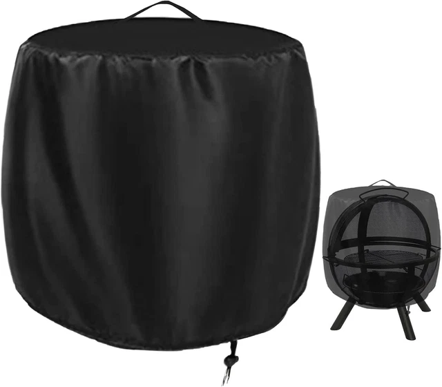 Copertura Per Barbecue Rotonda - Impermeabile, Tessuto Oxford, Con Elastico E Cordino, Diverse Misure - Foto 4