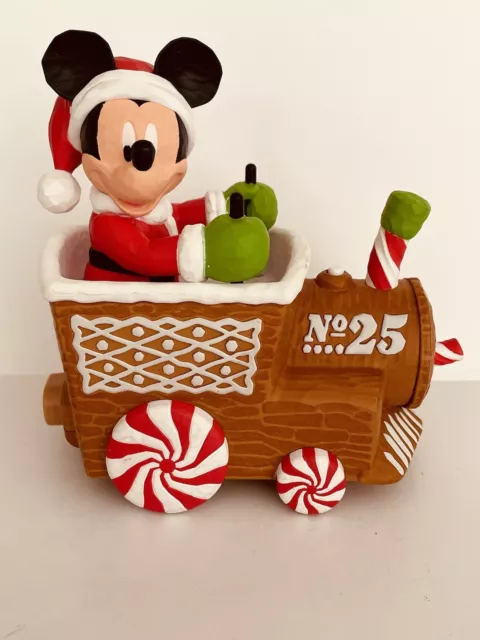 Hallmark 2016 Disney Christmas Express Mickey Mouse Engine EUC