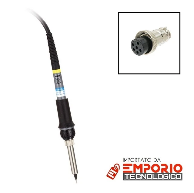 Stilo Saldante Zd-415B Per Stazione Zd-987 Saldatore 24V 60W 6 Pin Ricambio