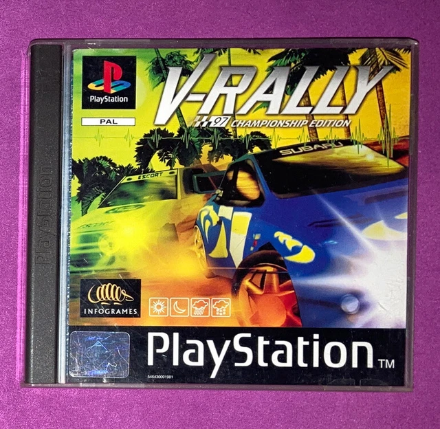* V-Rally * Jeu Playstation Ps1 Psone Pal Eur Tbe Complet Cib Obv Retro