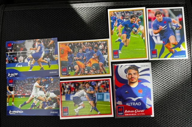 Lot De 4 Cartes Panini Rugby France Rage De Vaincre 2023 - Antoine Dupont - NEUF