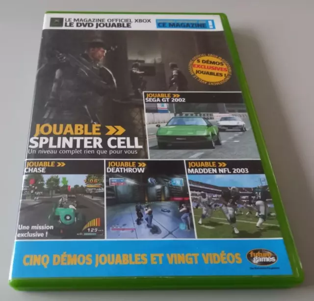 DVD XBOX "5 Démos jouables et 20 vidéos N°9" en boîte sans notice (N°8085)