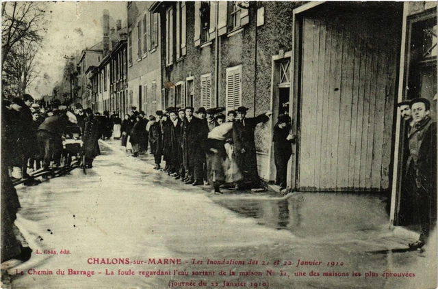 CPA AK CHALONS-sur-MARNE - Les Flundations (364861)