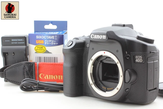 CANON EOS 40D & Ricoh Caplio R7 DSLR Compact Camera Set Used