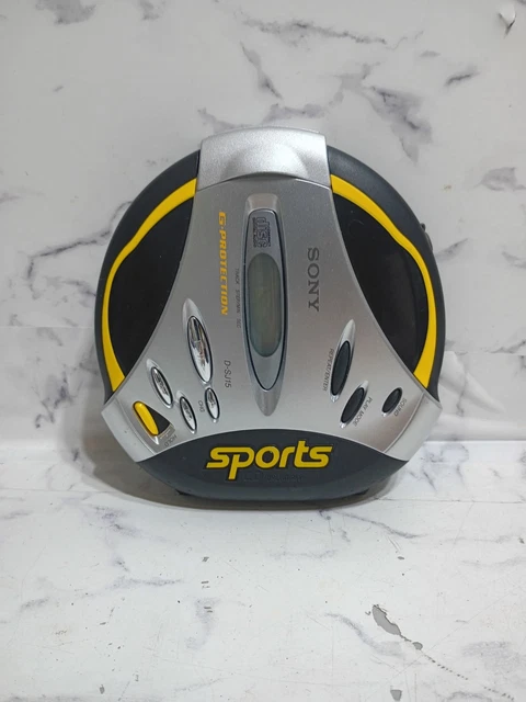 SONY SPORTS CD Walkman D-SJ15 Portable Player TESTED Bundle w