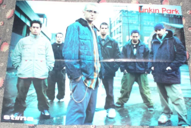 Linkin Park / Spice Girls Geri Halliwell Beautiful Estonian Fold-Out Poster 2002