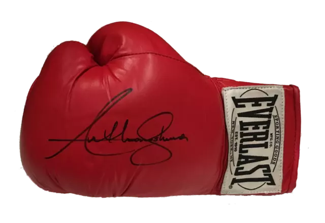 Anthony Joshua Signed Everlast Boxing Glove World Olympic Champion Coa & Proof