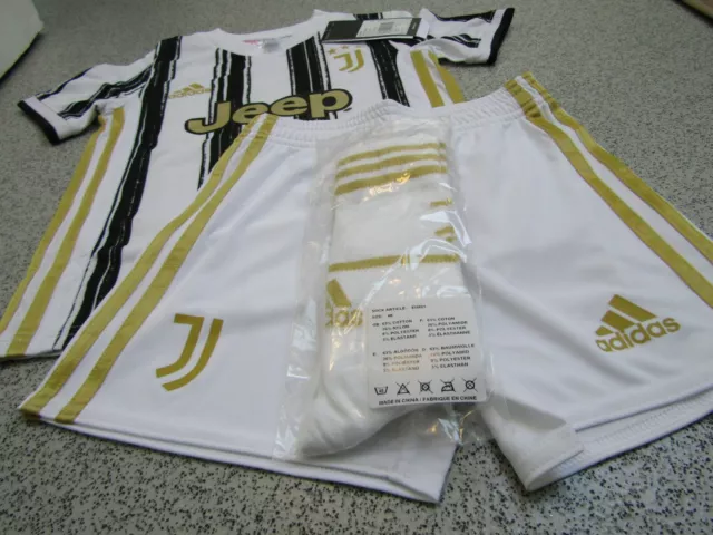 Official adidas Juventus Infant Home Kit 2020/21, Shirt, Shorts & Socks
