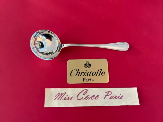 Cucharón Crema Spatours 23CM Christofle Francia Metal Plateado Muy Bonito