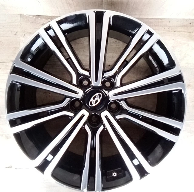4X ORIGINAL ALUFELGEN 18 Zoll Hyundai i40 Facelift 52910-3Z810 LK 5x114 ...