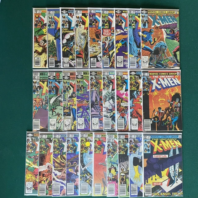 Marvel Uncanny X-Men Comics #142 thru #169 Vol. 1 (1981-1983) Bronze Age
