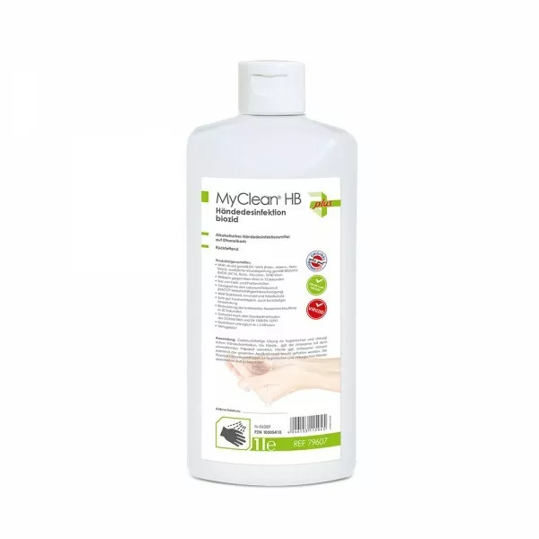 500 ml , MyClean HB Händedesinfektion biozid