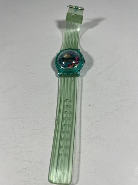 The Little Mermaid Bubble Wrist Watch Vintage Disney Rare near complete