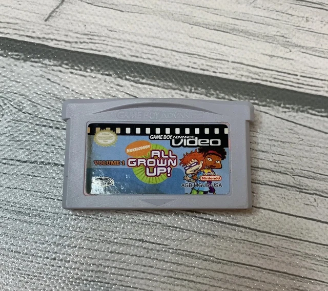 NICKELODEON GBA ALL Grown Up Volume 1 Game Boy Advance Video Authentic