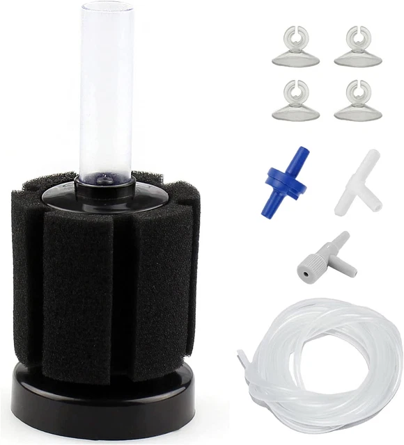 Sponge Filter,Aquarium Sponge Filter for Fry Betta Shrimp Nano Fish Tank with Ac