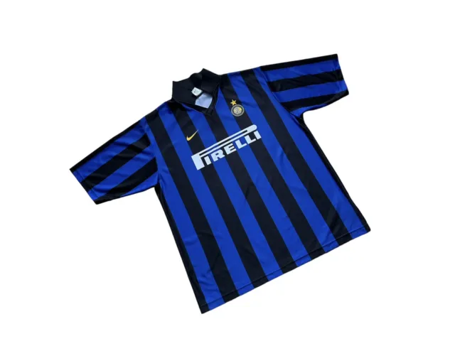 Camicia calcio maglia vintage anni '90 Nike FC Inter Milan XL