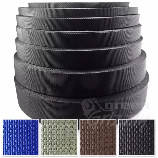 Polypropylene webbing Nylon strapping bags straps weave 8.5 15 20 25 30 40 50 mm