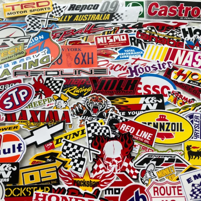 120 Random Mixed Stickers Decal Motocross Motorcycle Car ATV Racing Bike Helmet