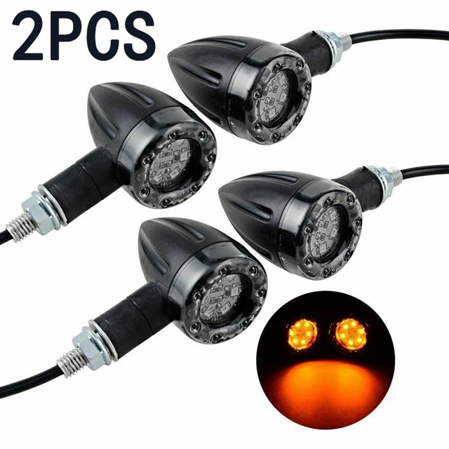 CICMOD Clignotants 1 Paire 12 LED Universel Moto Indicateur Feu Arrière