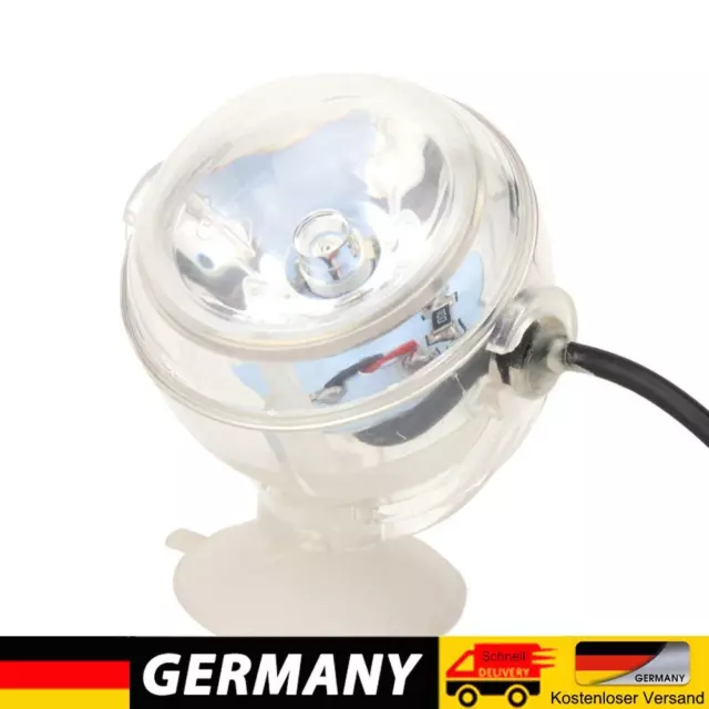 Mini wasserdichter Aquarium-LED-Strahler, Aquarium-Unterwasserlampe (bunt).