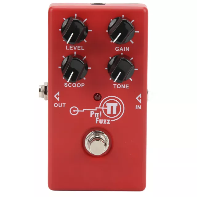 Fuzz Distortion Pedal Level Gain Scoop Tone Adjustment Electric Guitar ECA