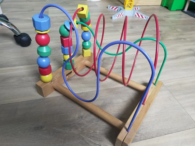 Jouet Sensoriel Pour Enfant - Balle Rouleau Hochet Labyrinthe Perles - Style Playskool - Autisme