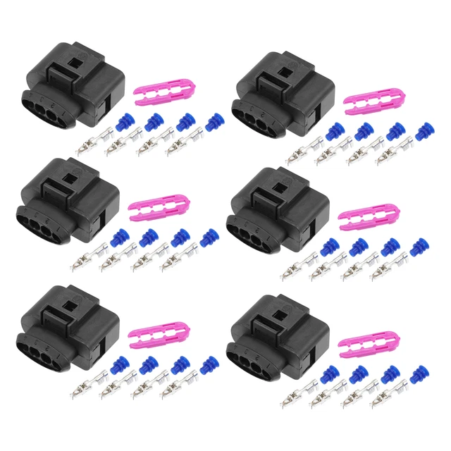 6 Set 4pin No.1J0973724 Accensione Bobina Pz Connettore per VW per Audi