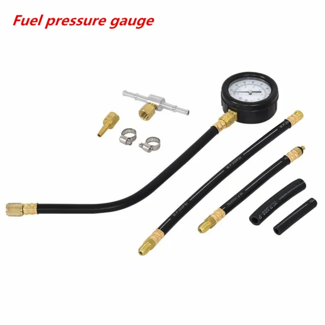 0-100 PSI Fuel Injection Pump Pressure Injector Tester Test Pressure Gauge Kit