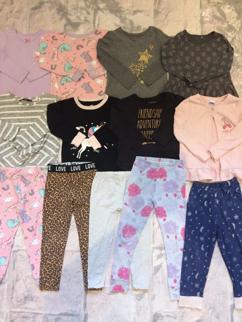 Girls Clothes Bundle 4-5 Years TU George Etc Tops Leggings Etc
