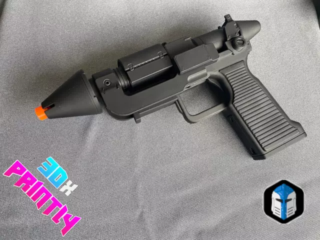 3d Printed Grand Admiral Thrawn blaster gun / Galactic Armory / toy pistol