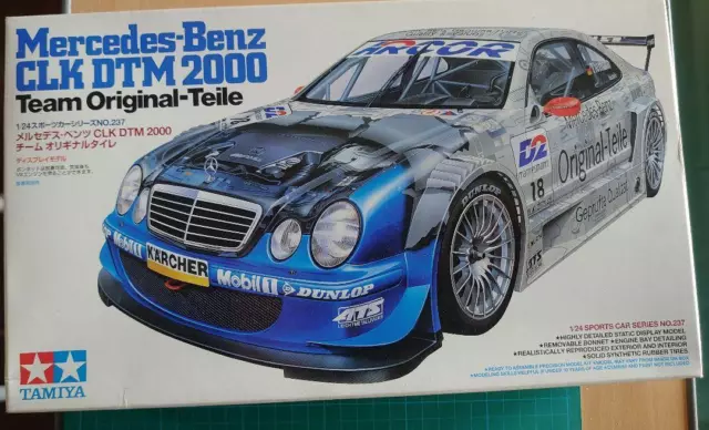 Tamiya Plastic Model Kit 1:24 Mercedes-Benz CLK DTM 2000