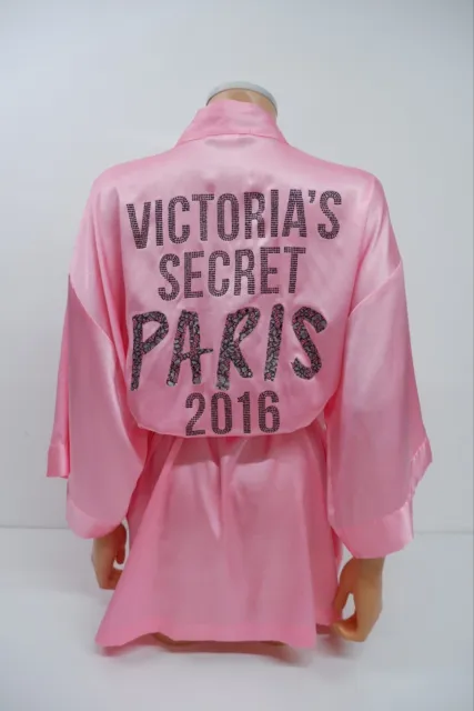 Abito Victorias Secret Fashion Show 2016 raso kimono rosa edizione limitata raro
