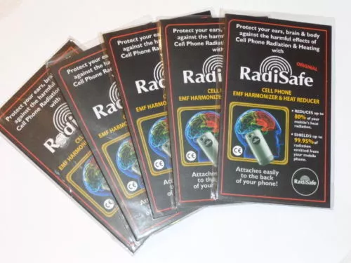 10 x Radisafe Anti Radiation Energy Saver Mobile Phone EMF Protection Stickers 2